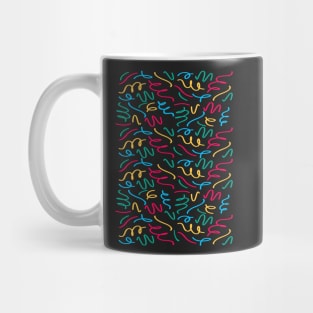 Colourful lines pattern Mug